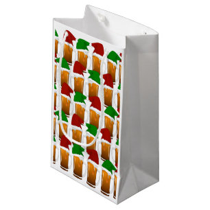 Christmas Beer Cheer Small Gift Bag