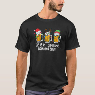 Christmas Beer Drinking Party This Is My Christmas T-Shirt