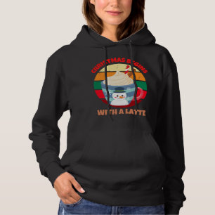 CHRISTMAS BEGINS WITH A LATTE HOODIE