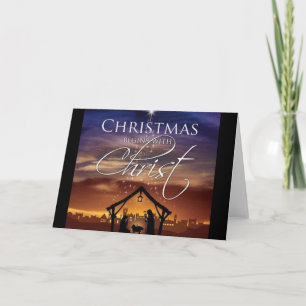 Christmas begins with Christ Card
