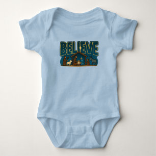Christmas Believe Design Baby Bodysuit