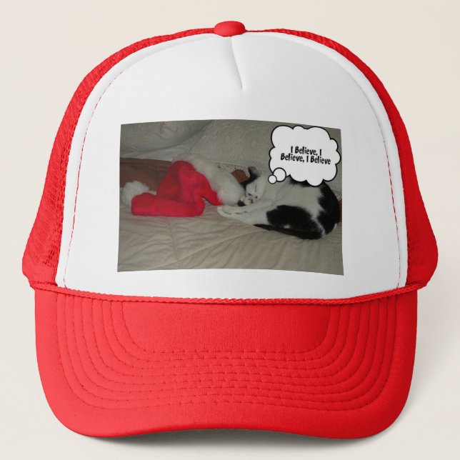Christmas Believe Trucker Hat (Front)
