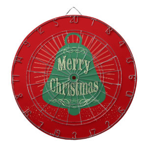 Christmas bell dartboard