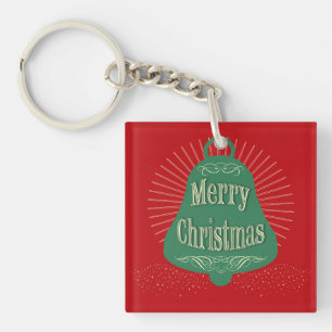Christmas bell keychain