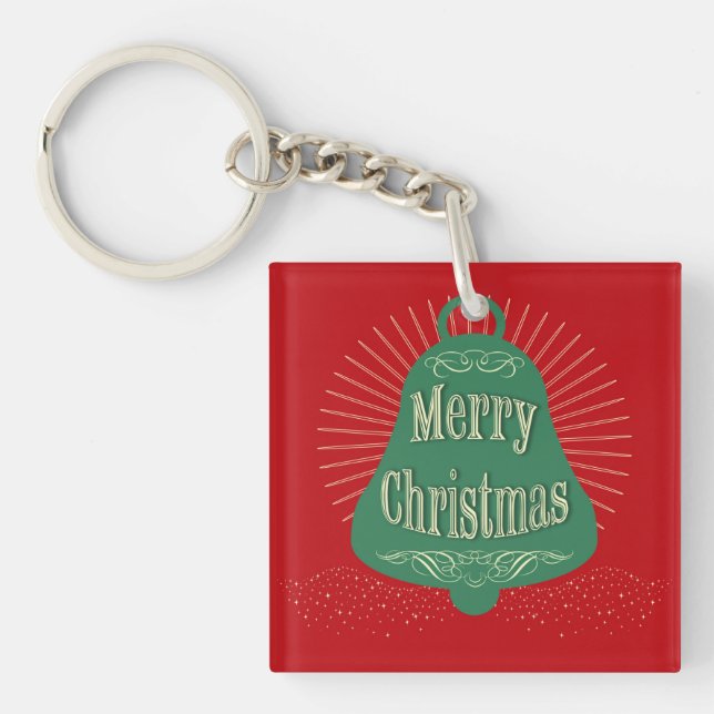 Christmas bell keychain (Front)