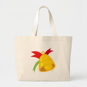 Christmas Bell Large Tote Bag