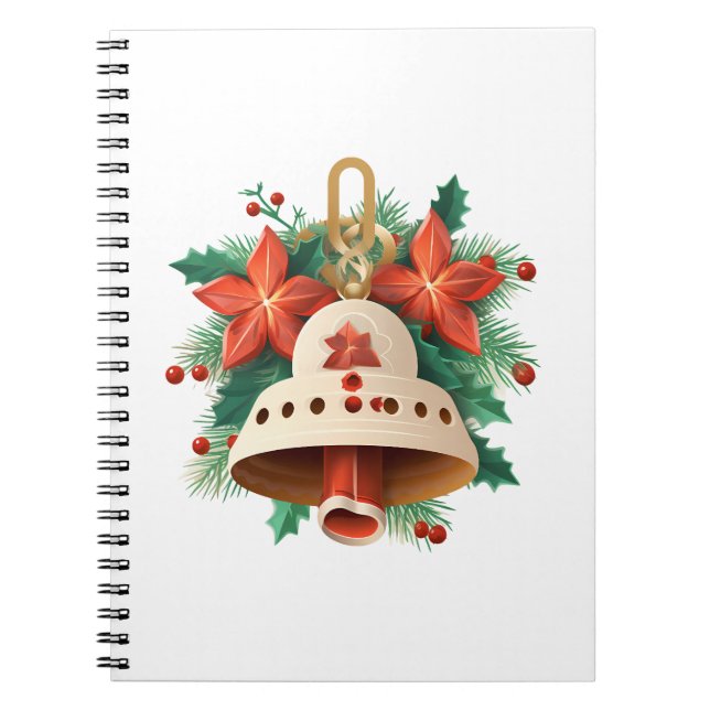 Christmas Bell Notebook (Front)