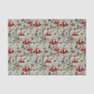 Christmas Bells and Holly Tissue Paper