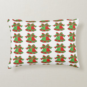 ***CHRISTMAS BELLS GALORE*** CHRISTMAS ACCENT PILLOW