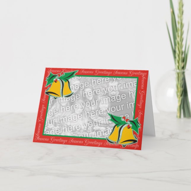 Christmas bells holiday card (Front)