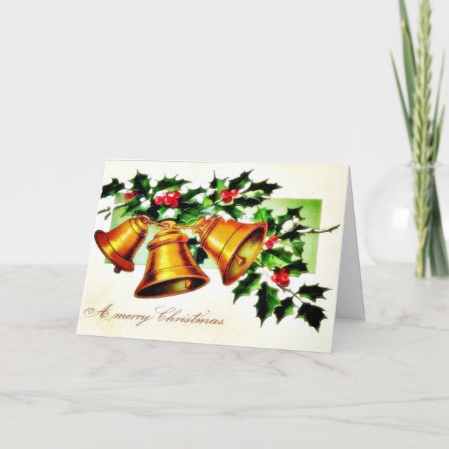 Christmas Bells Holiday Card (Front)