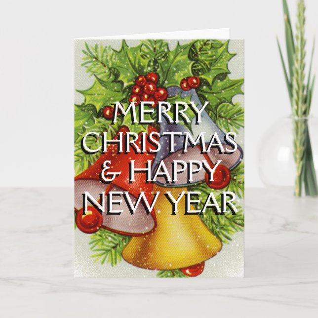 Christmas Bells Holiday Card (Front)
