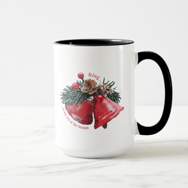 Christmas Bells Holiday Mug  (Right)