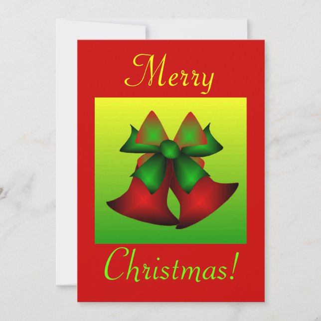 Christmas Bells II Invitation (Front)