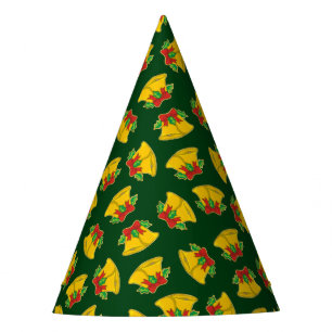 Christmas Bells Pattern Party Hat