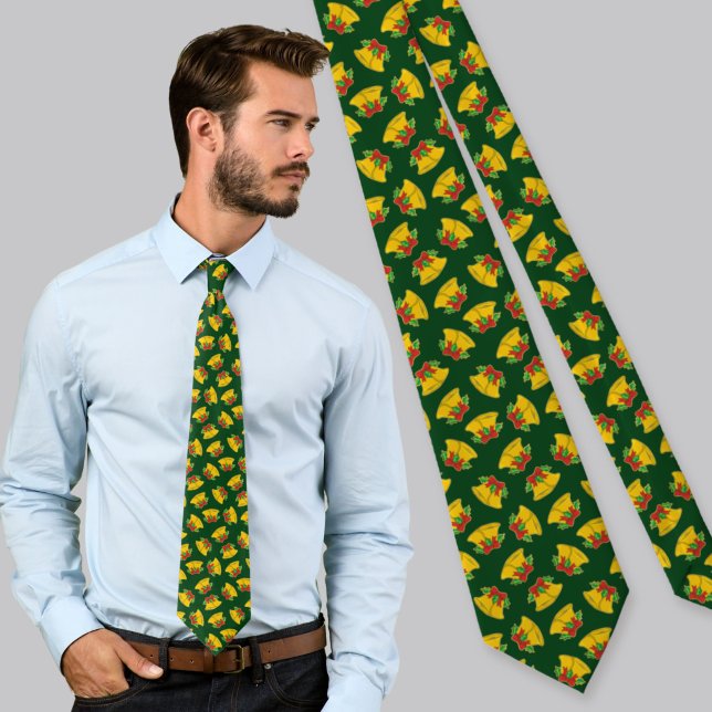 Christmas Bells Pattern Tie (Creator Uploaded)