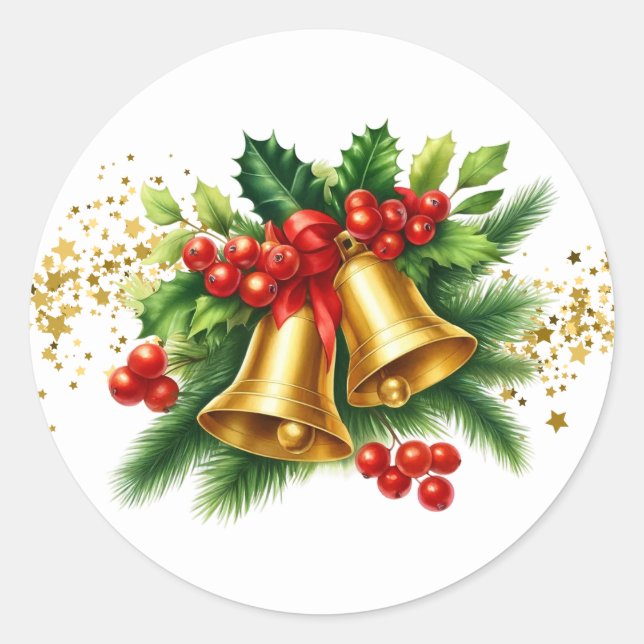 Christmas Bells Stickers  (Front)