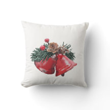 Christmas Bells Throw Cushion 41 x 41 cm