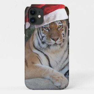 Christmas Bengal Tiger iPhone 11 Case