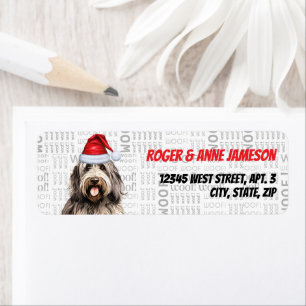 Christmas Bergamasco Dog Adresse de vacances