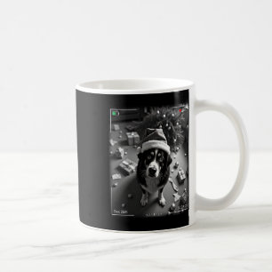 Christmas Bernese Mountain Dog Caught On Camera Coffee Mug