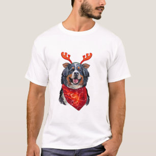 Christmas Bernese Mountain Dog T-Shirt
