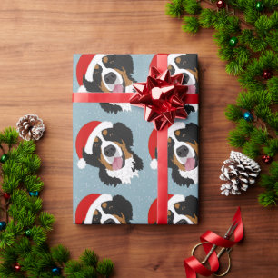 Christmas Bernese Mountain Dog Wrapping Paper