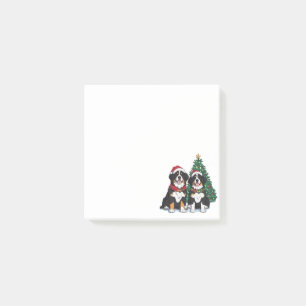 Christmas Bernese Mountain Dogs Post-it Notes