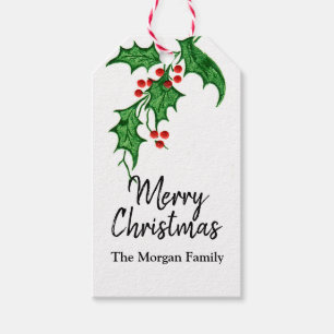 Christmas Berries Gift Tags
