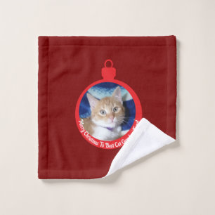 Christmas, Best Cat Grandma' , Bath Towel Set