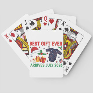 Christmas Best Gift Ever Arrives July 2026   Playing Cards