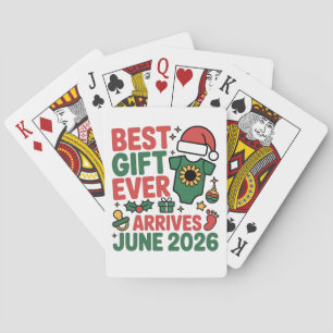 Christmas Best Gift Ever Arrives June 2026   Playing Cards