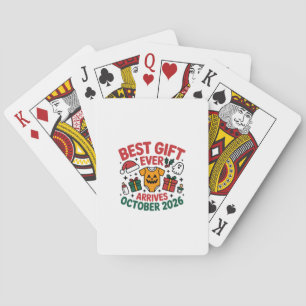 Christmas Best Gift Ever Arrives October 2026   Playing Cards