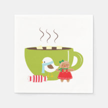 Christmas Beverage Napkin