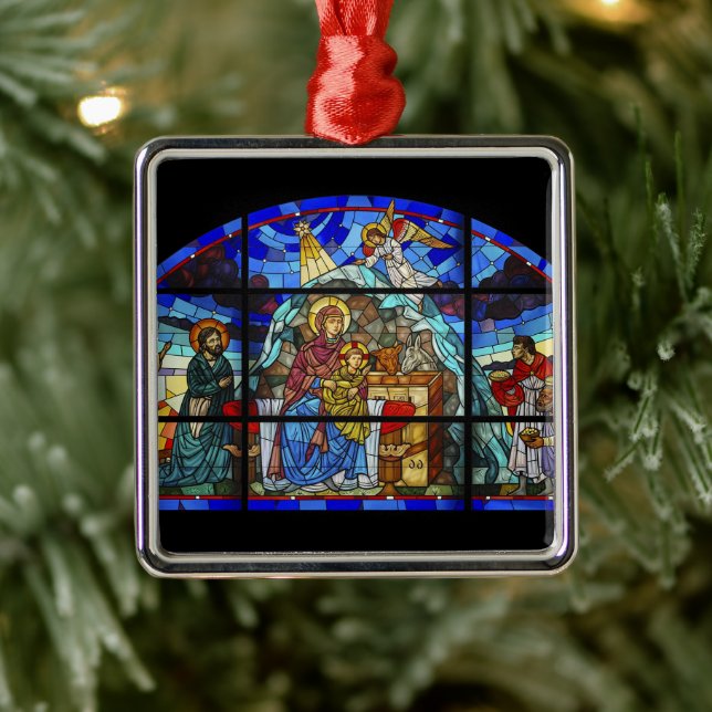 Christmas Bible stories holiday ornament (Tree)