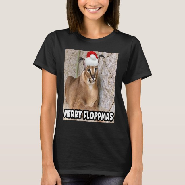Christmas big floppa T-Shirt (Front)