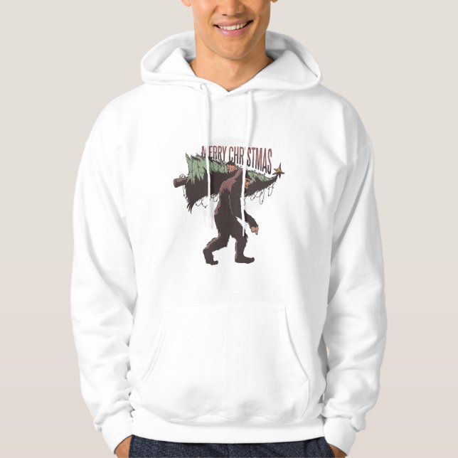 Christmas bigfoot hoodie (Front)