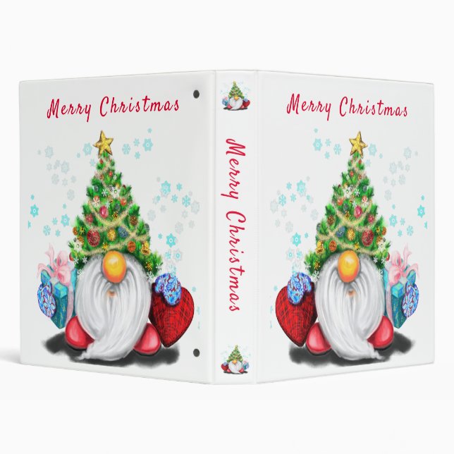 Christmas Binder Gnomes with Gifts For You (Background)