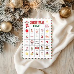 Christmas Bingo Cards   Kids Christmas Party Game