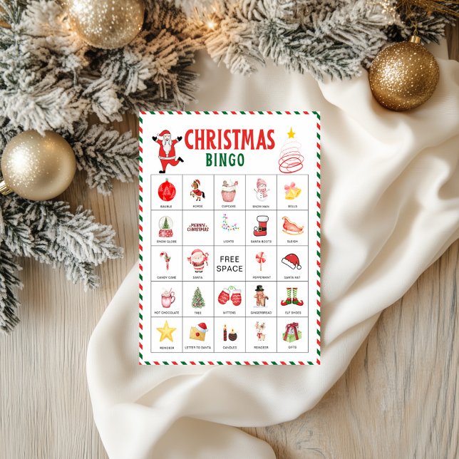 Christmas Bingo Cards | Kids Christmas Party Game (Christmas Bingo Cards | Kids Christmas Party Game Flyer)