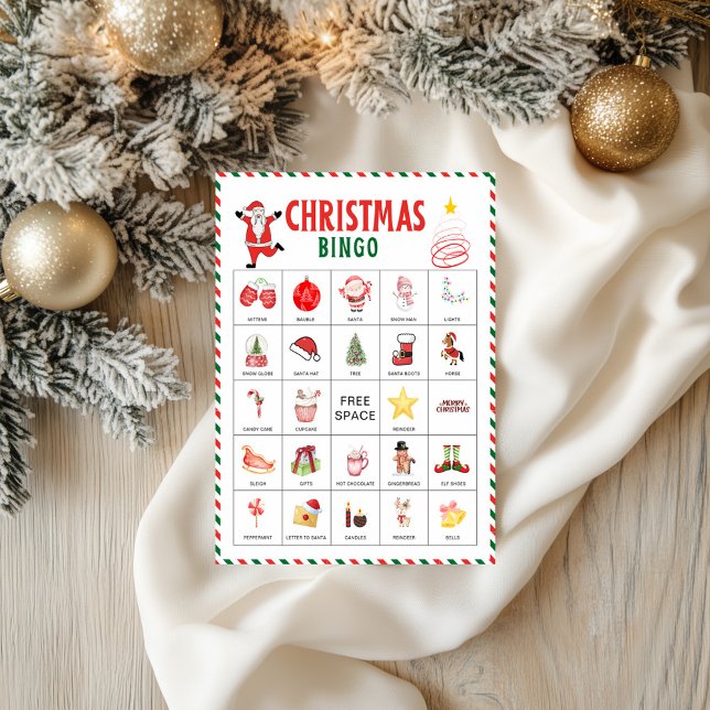 Christmas Bingo Cards | Kids Christmas Party Game (Christmas Bingo Cards | Kids Christmas Party Game Flyer)