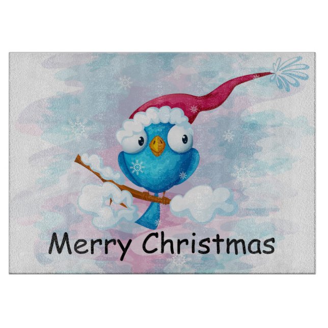 Christmas Bird Cutting Board (Front)