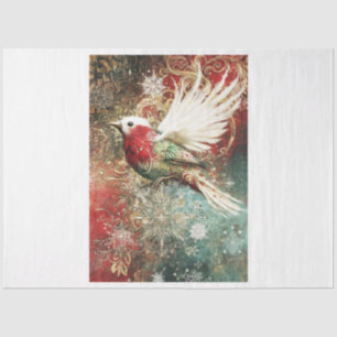 Christmas Bird in Flight Tissue Paper