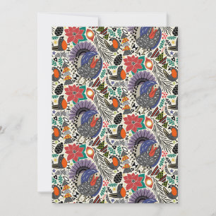 christmas birds holiday card