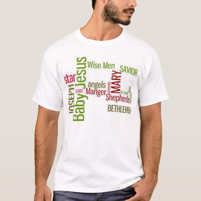 Christmas Birth of Jesus T-shirt (Front)