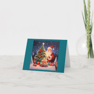 Christmas Birthday 10 Holiday Card