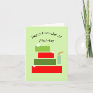 Christmas Birthday 2018 / 4 Holiday Card