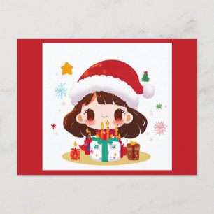 Christmas Birthday 2 Postcard