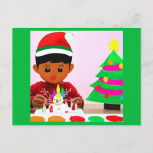 Christmas Birthday 4 Holiday Postcard