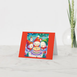 Christmas Birthday 6 Card